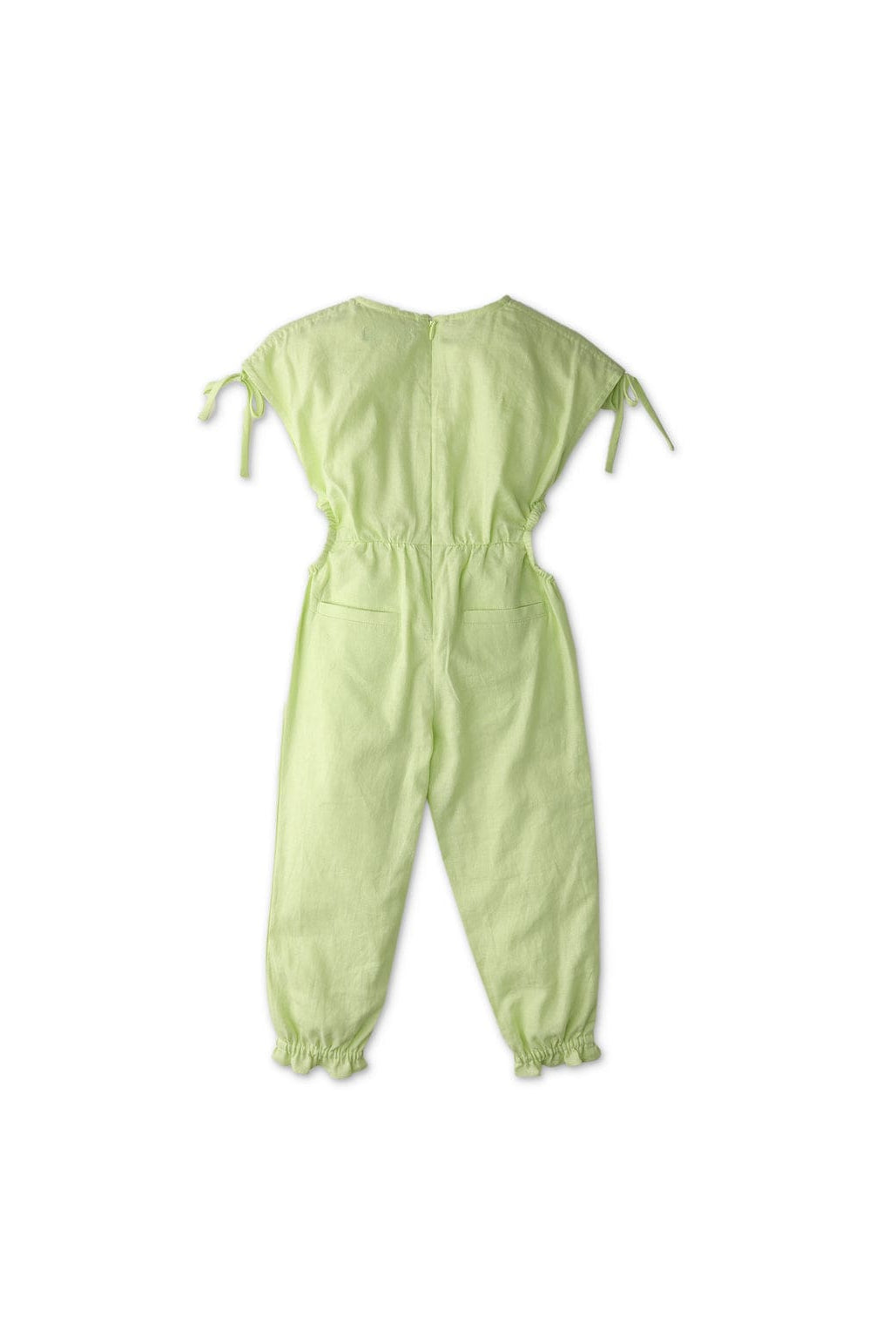 جينجرسنابس جمبسوت بناتي بدون أكمام أخضر نيون