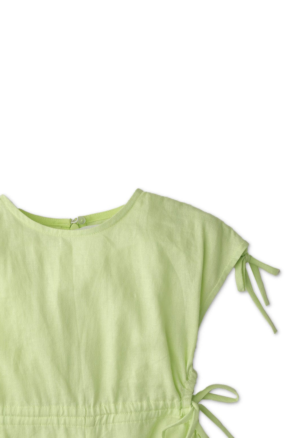 جينجرسنابس جمبسوت بناتي بدون أكمام أخضر نيون