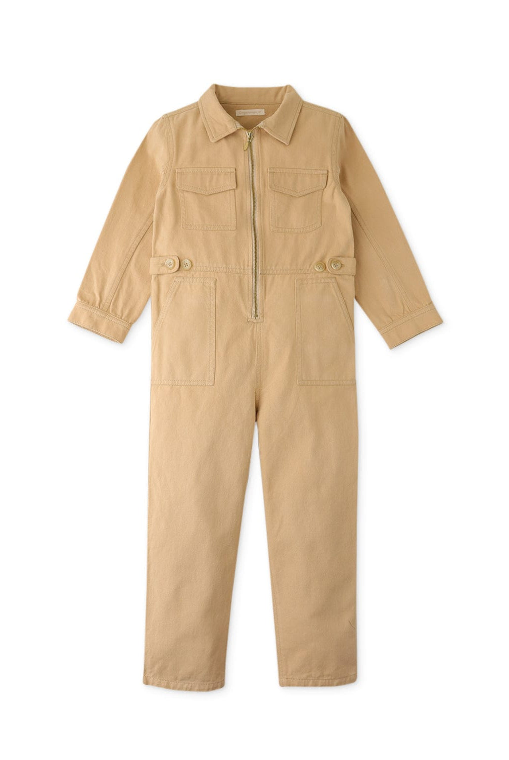 جينجرسنابس جمبسوت بناتي سادة بسحاب أمامي بني