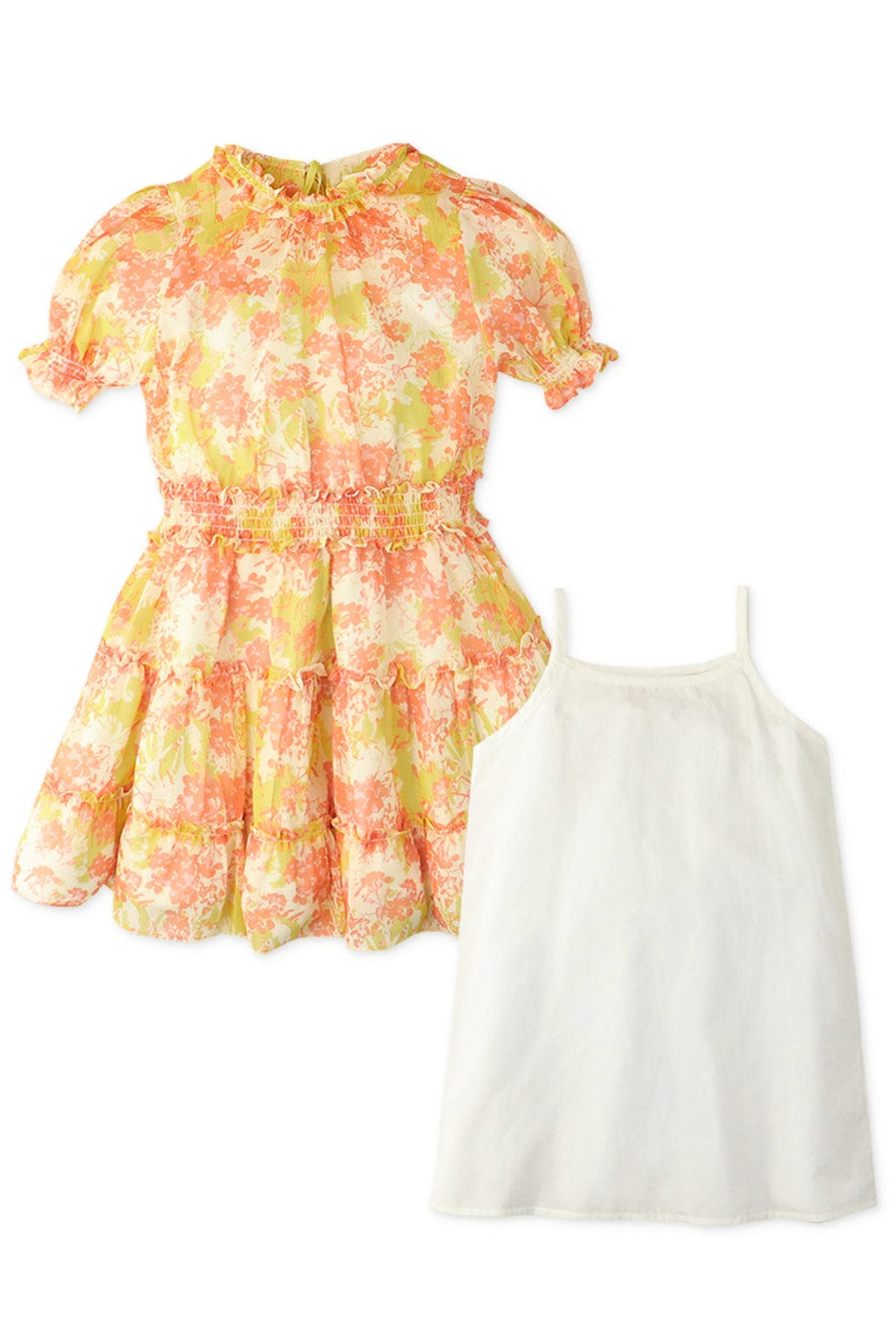 جينجرسنابس فستان بناتي مورد مخصر متعدد الألوان