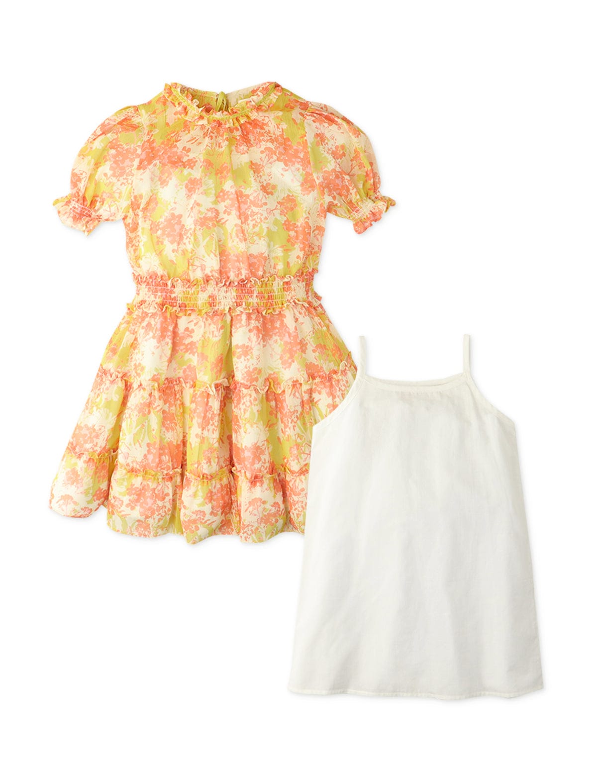 جينجرسنابس فستان بناتي مورد مخصر متعدد الألوان