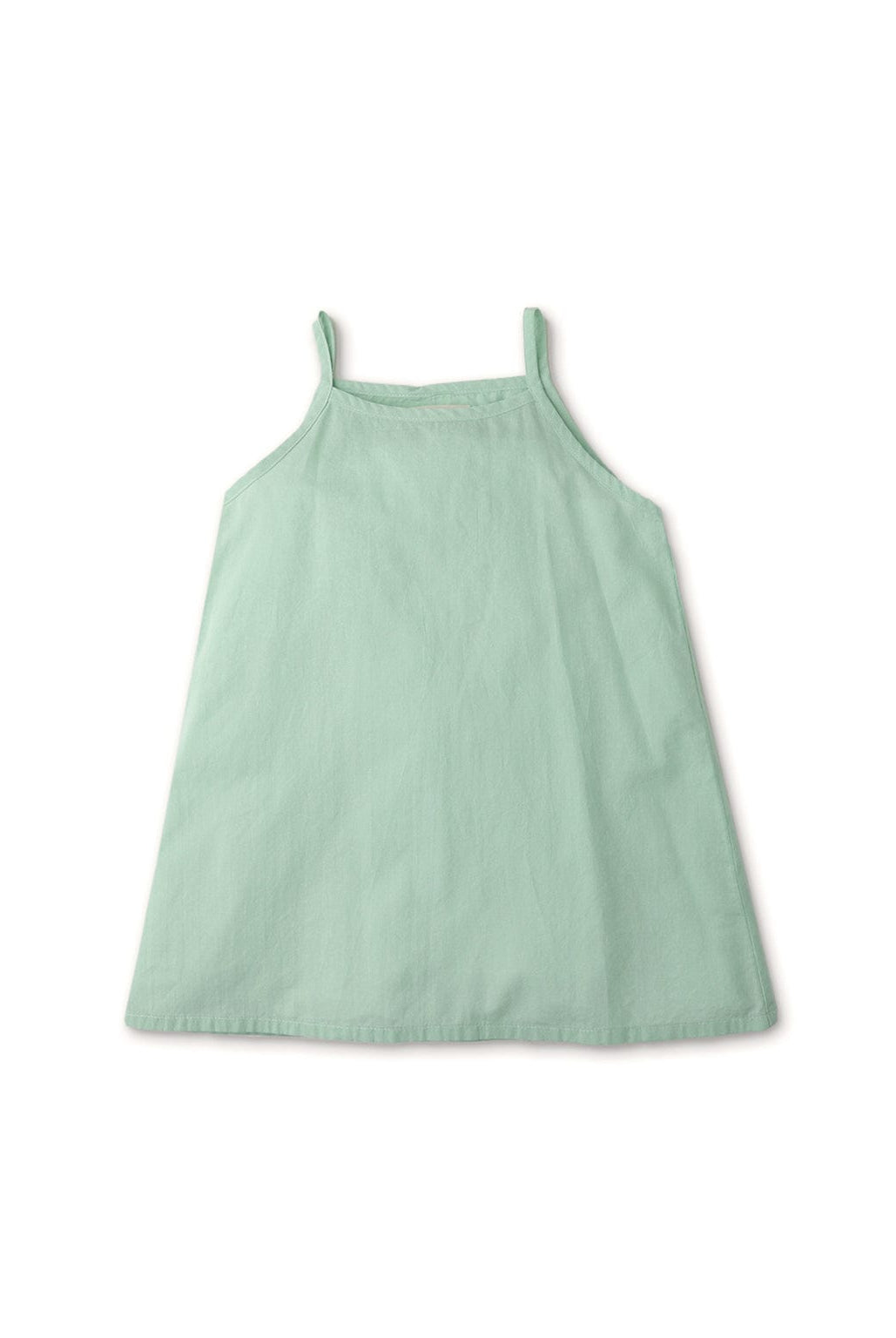 جينجرسنابس فستان بناتي بكشكشة في المتصف أخضر