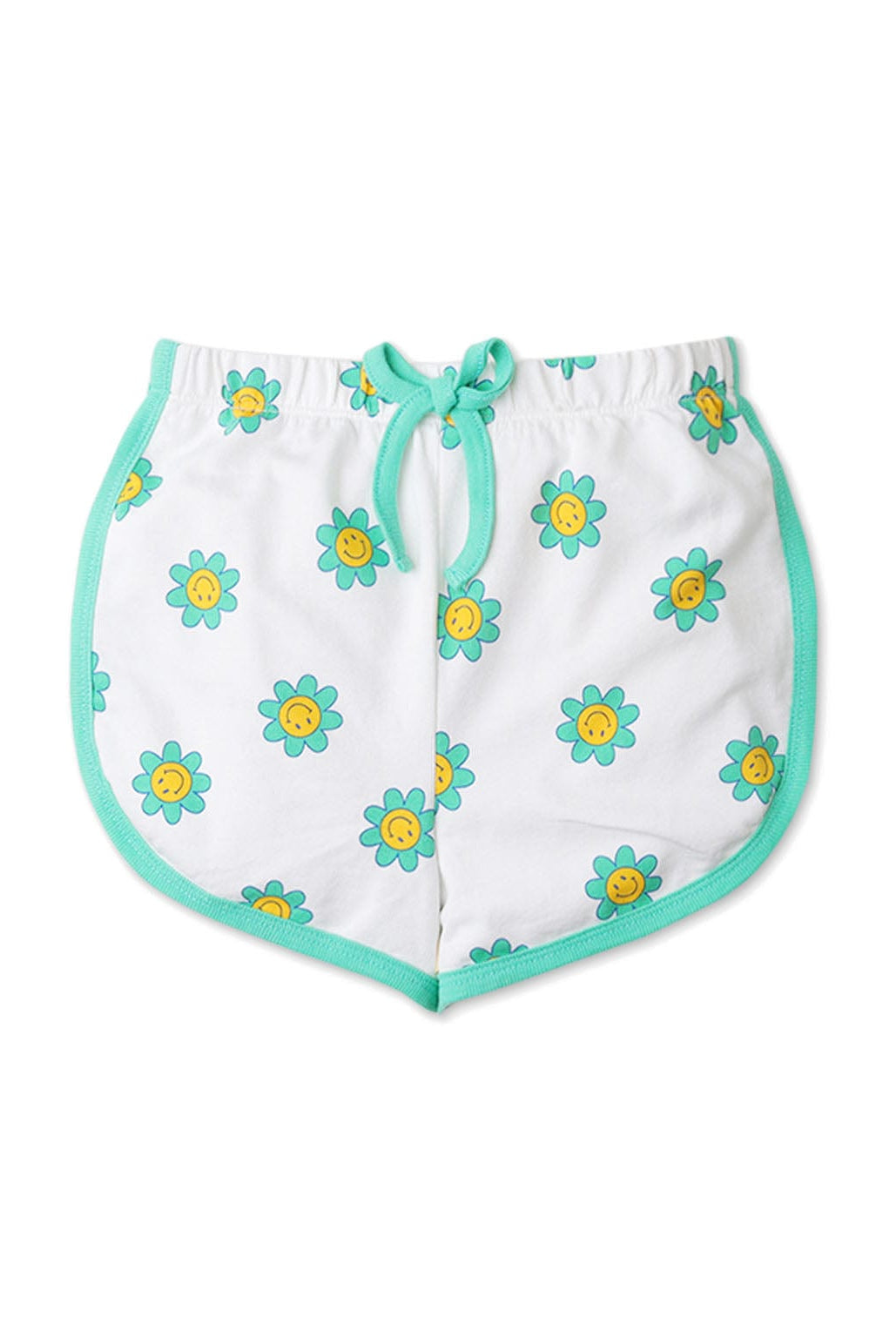 جينجرسنابس طقم شورت بناتي مورد بتيشيرت كت أخضر