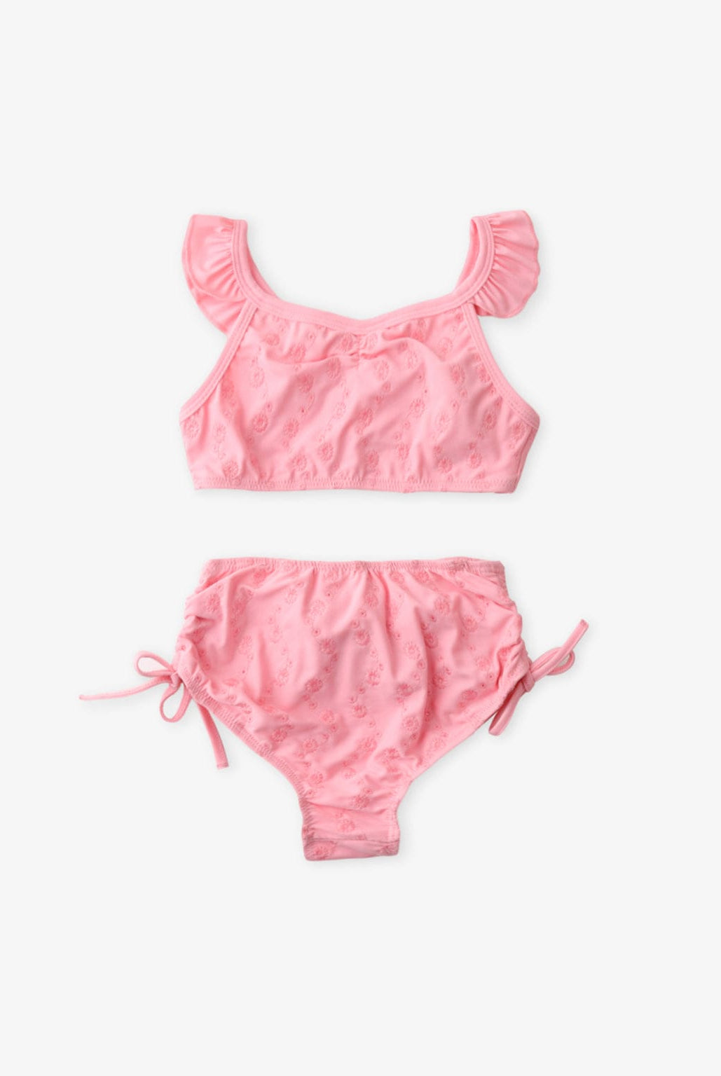 جينجرسنابس مايوه بناتي بنطريز زهور وردي وردي