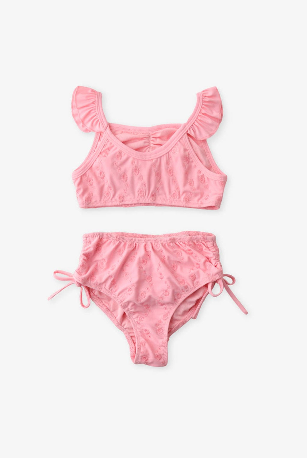 جينجرسنابس مايوه بناتي بنطريز زهور وردي وردي