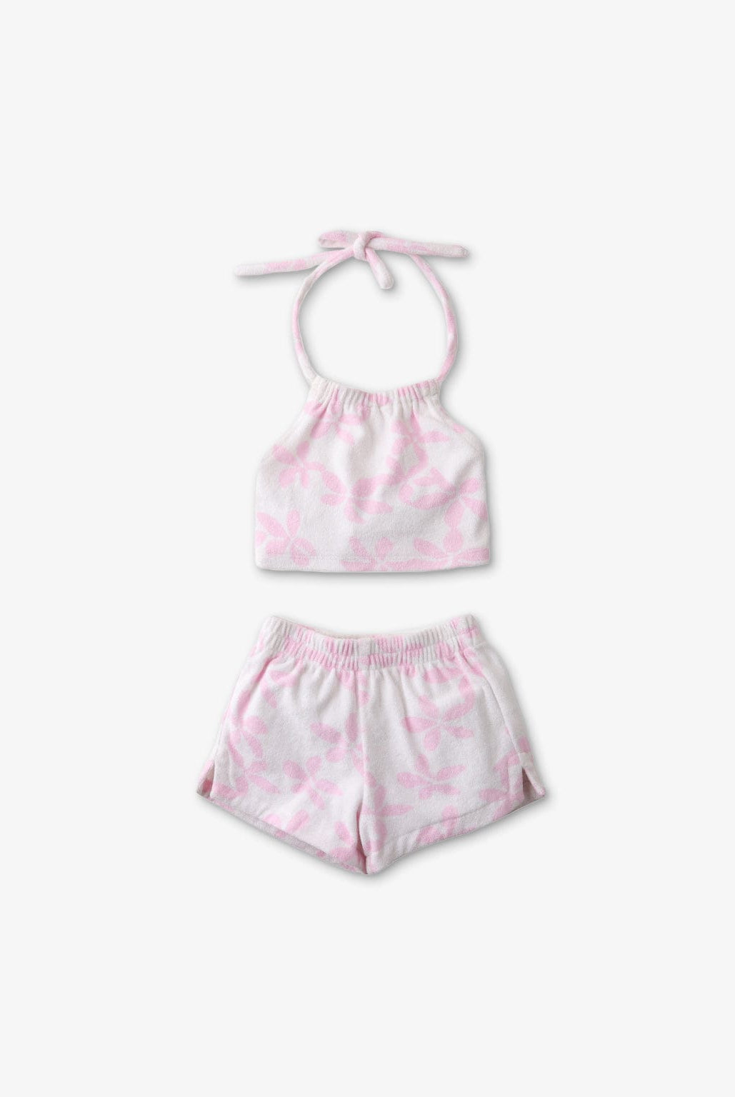 جينجرسنابس طقم شورت وبلوزة بحمالات بناتي أرجواني