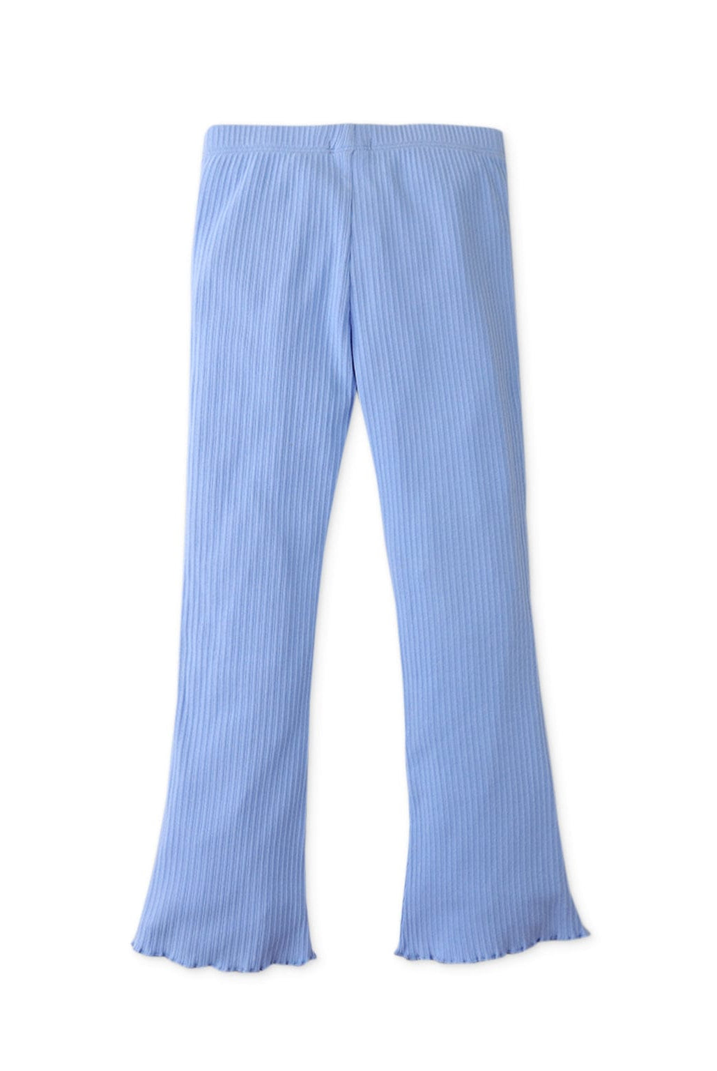 جينجرسنابس ليقنز بناتي طويل مكشكش من أسفل مضلع أزرق