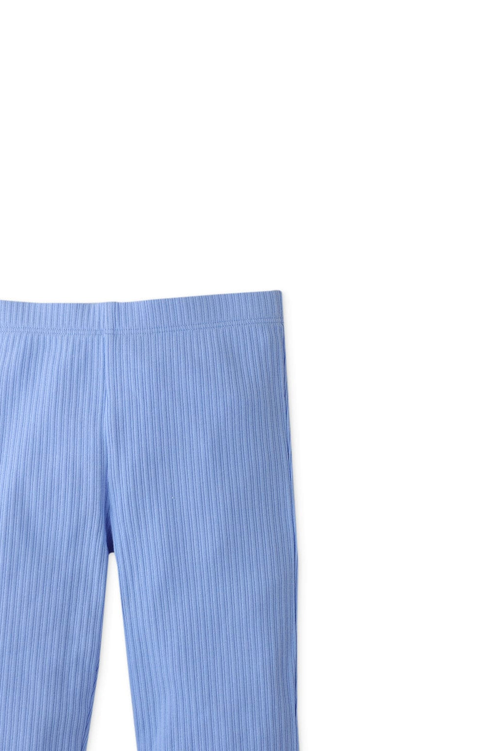 جينجرسنابس ليقنز بناتي طويل مكشكش من أسفل مضلع أزرق