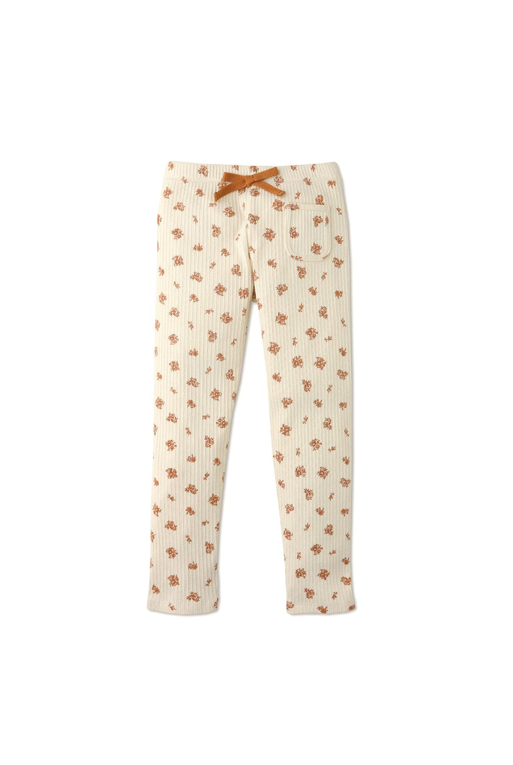 جينجرسنابس بنطلون بناتي ليقنز برسمة ورود متعدد الألوان