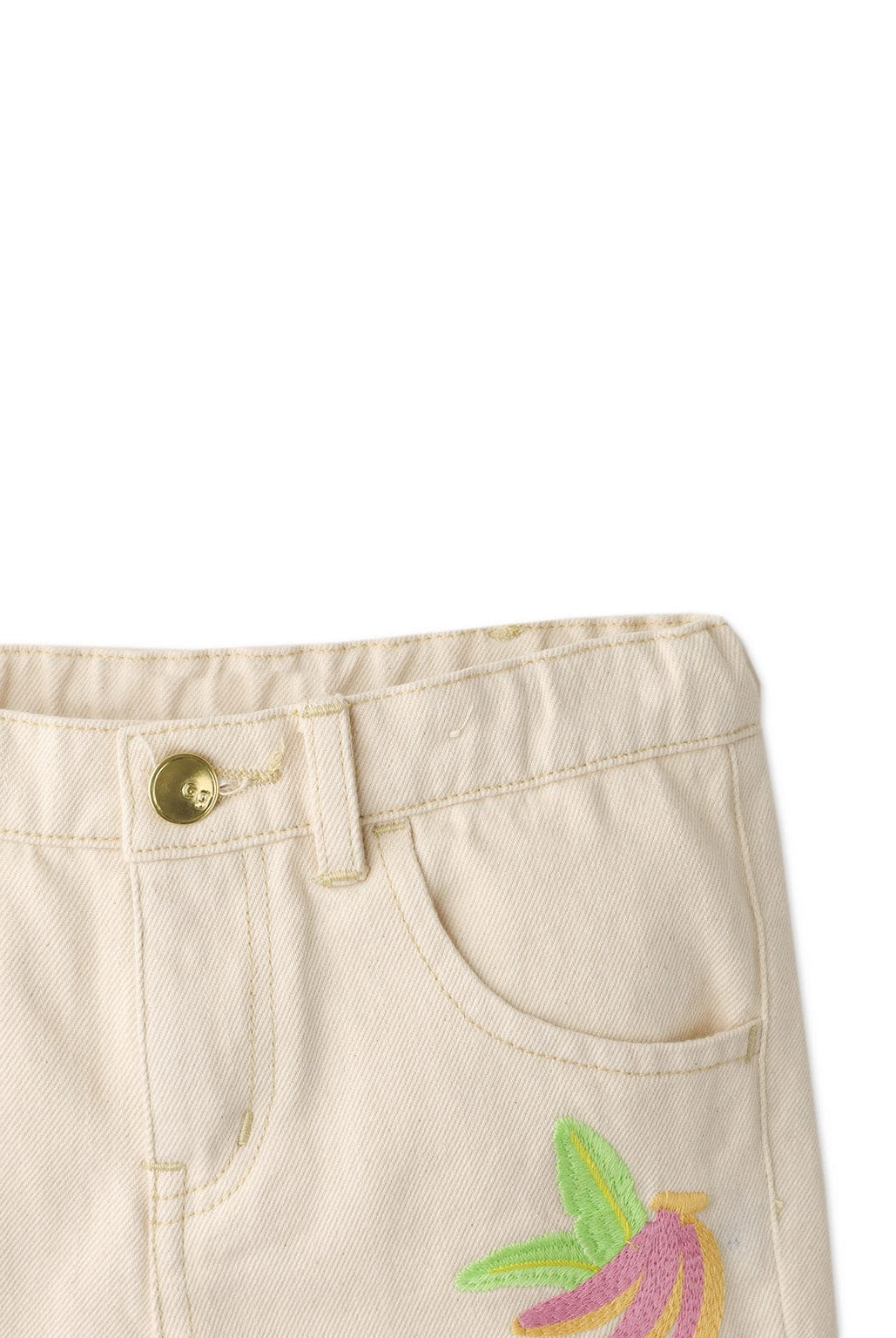 جينجرسنابس سروال بناتي منقوش طويل بيج