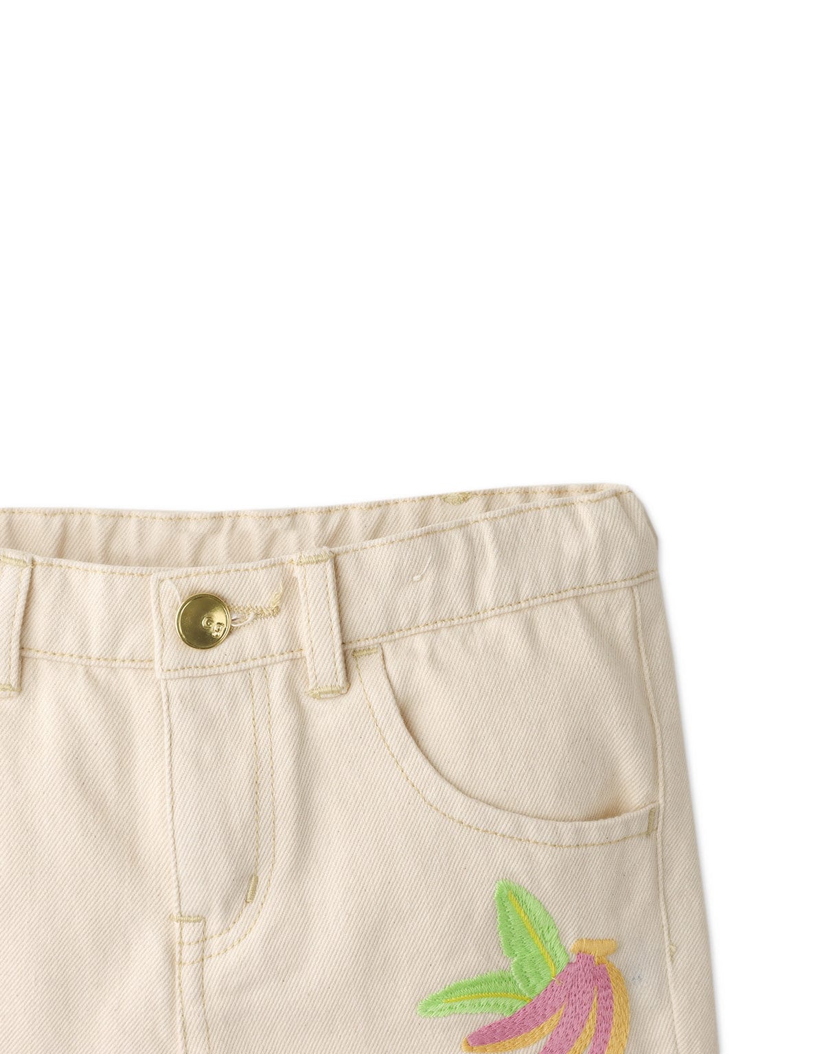 جينجرسنابس سروال بناتي منقوش طويل بيج