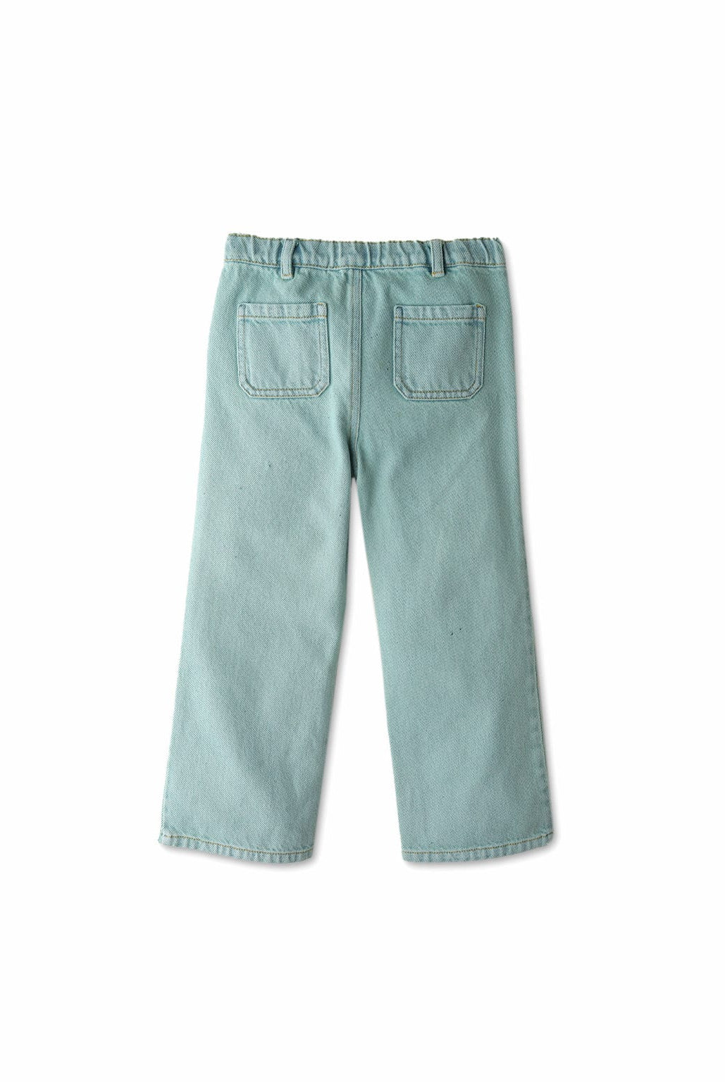 جينجرسنابس بنطال بناتي جينز سادة أخضر