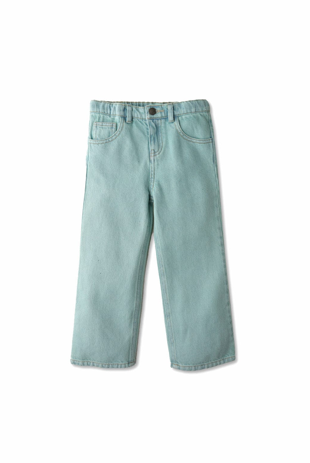 جينجرسنابس بنطال بناتي جينز سادة أخضر