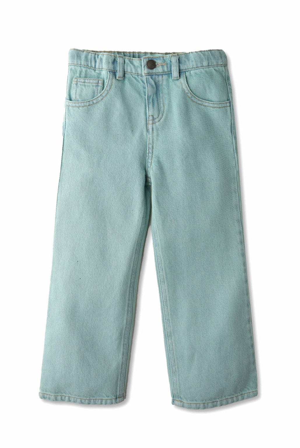 جينجرسنابس بنطال بناتي جينز سادة أخضر