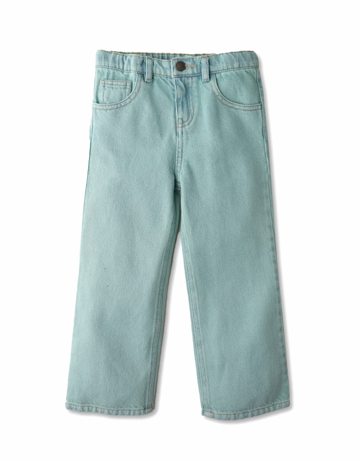 جينجرسنابس بنطال بناتي جينز سادة أخضر