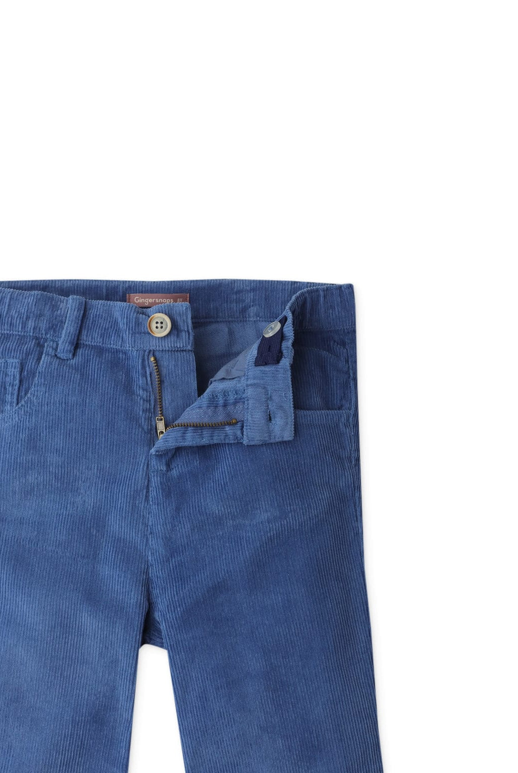 جينجرسنابس بنطلون بناتي سادة مضلع أزرق