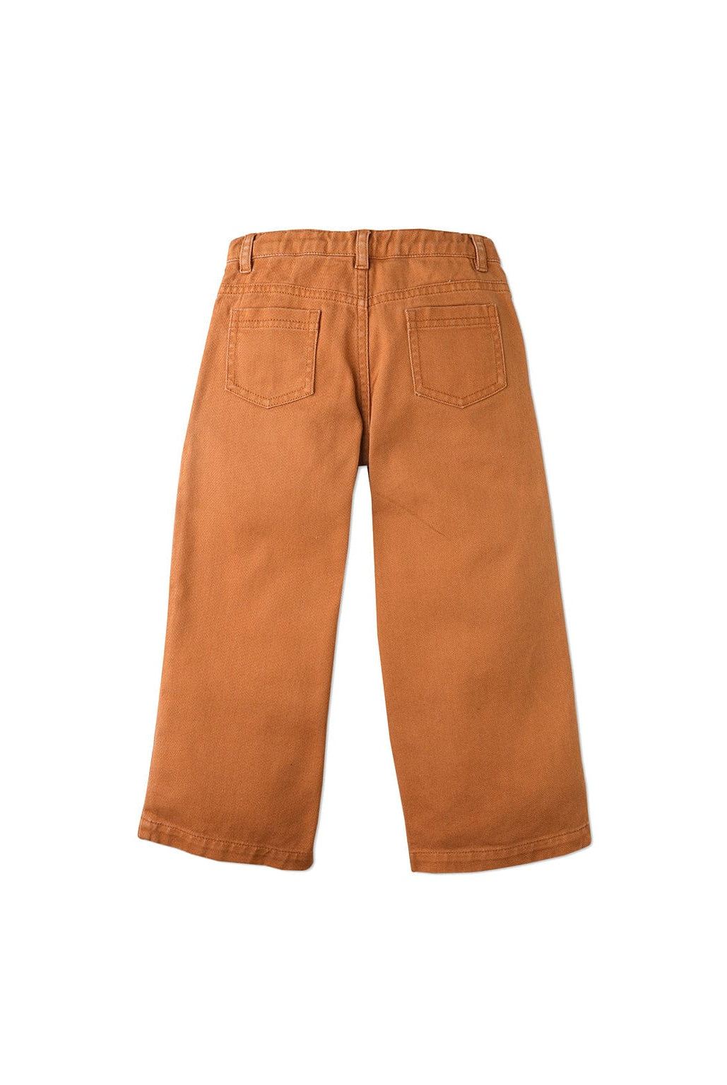 جينجرسنابس بنطلون بناتي بجيوب عميقة بني