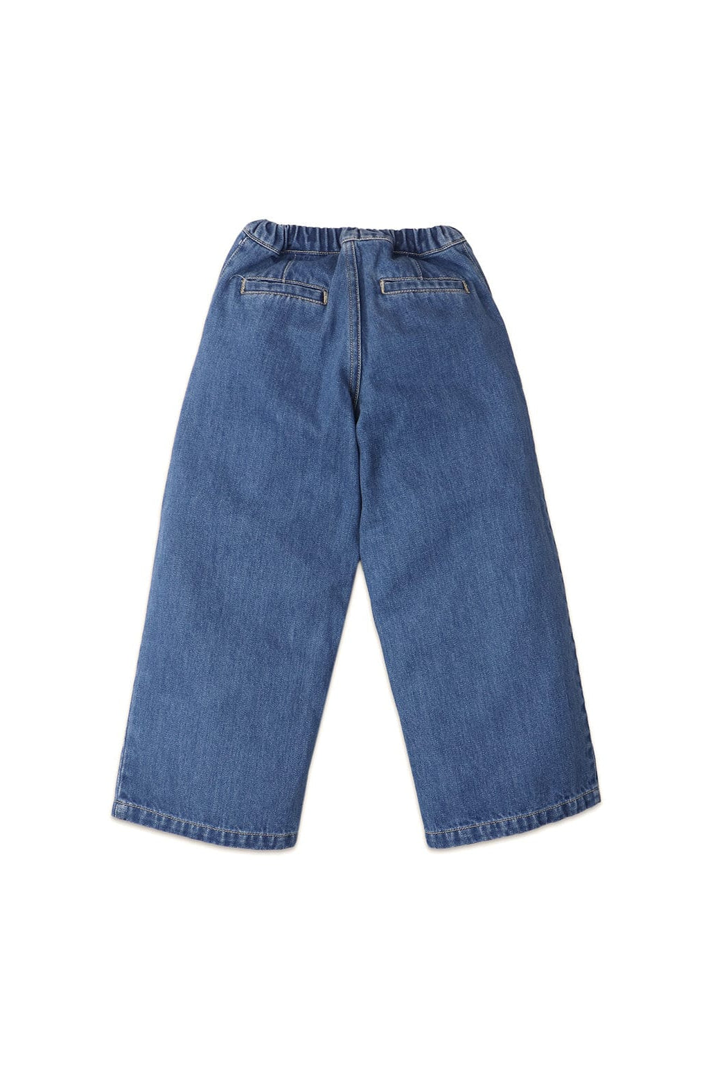 جينجرسنابس بنطلون بناتي بازرارعلى جانبي الخصر أزرق