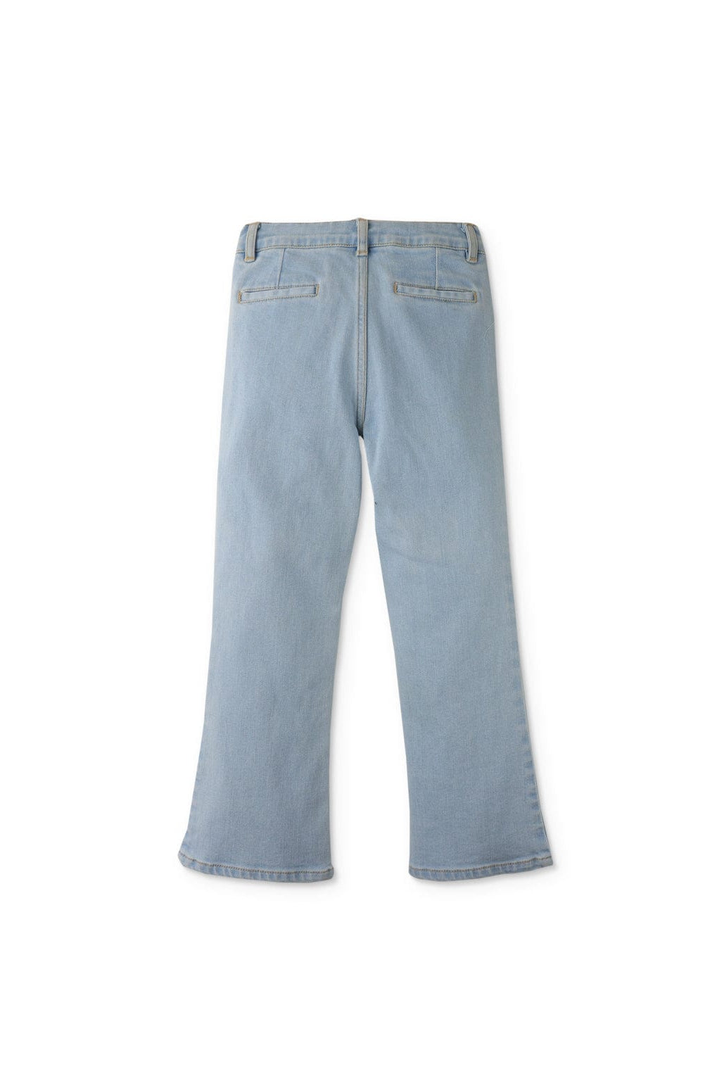 جينجرسنابس بنطلون بناتي جينز فاتح واسع من أسف أزرق
