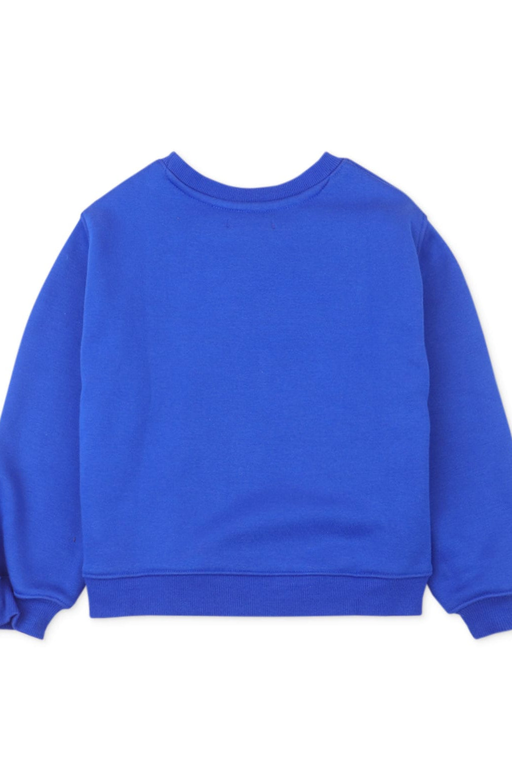 جينجرسنابس بلوفر بناتي بطبعة وردة بأكمام طويلة أزرق