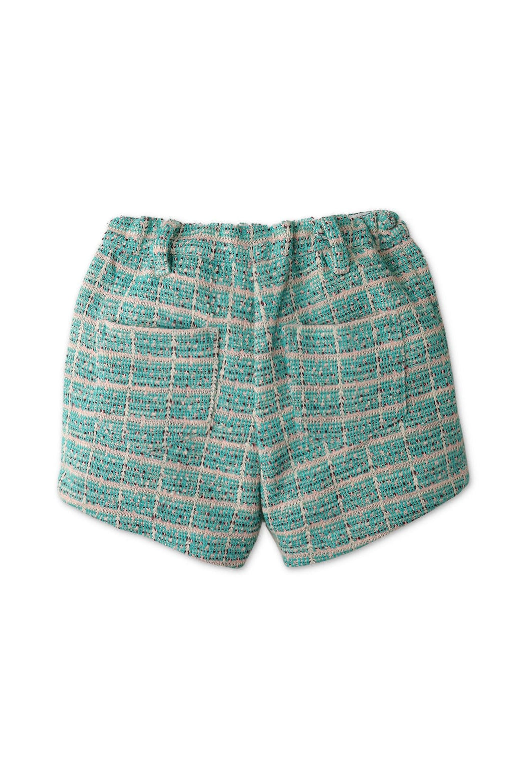 جينجرسنابس شورت بناتي كاروهات أخضر أخضر