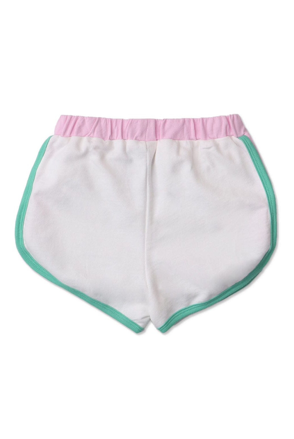 جينجرسنابس شورت بناتي رياضي مزين بوردة متعدد الألوان