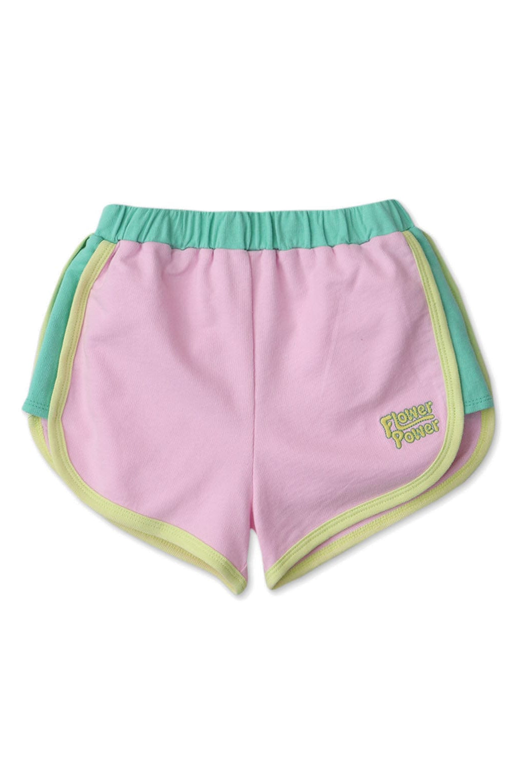 جينجرسنابس شورت بناتي رياضي بخطوط جانبية متعدد الألوان