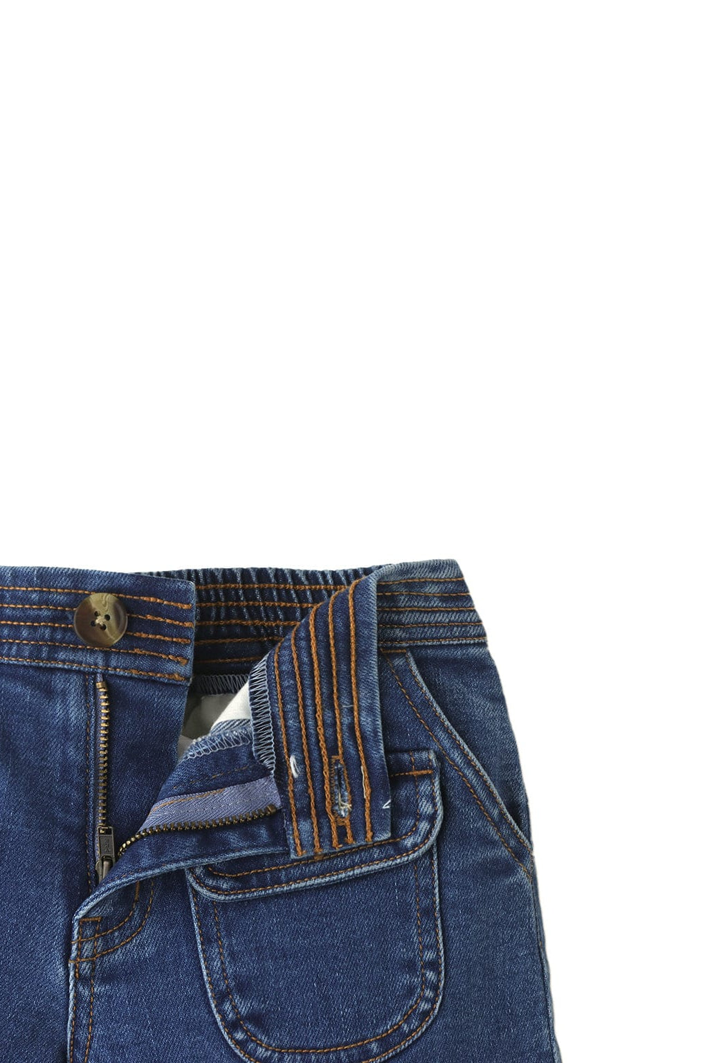 جينجرسنابس شورت بناتي بجيوب أزرق