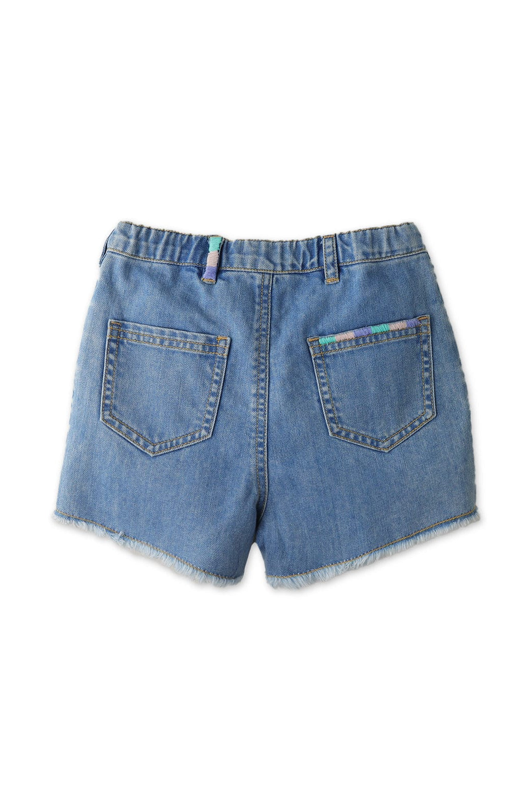 جينجرسنابس شورت بناتي جينز قصير أزرق