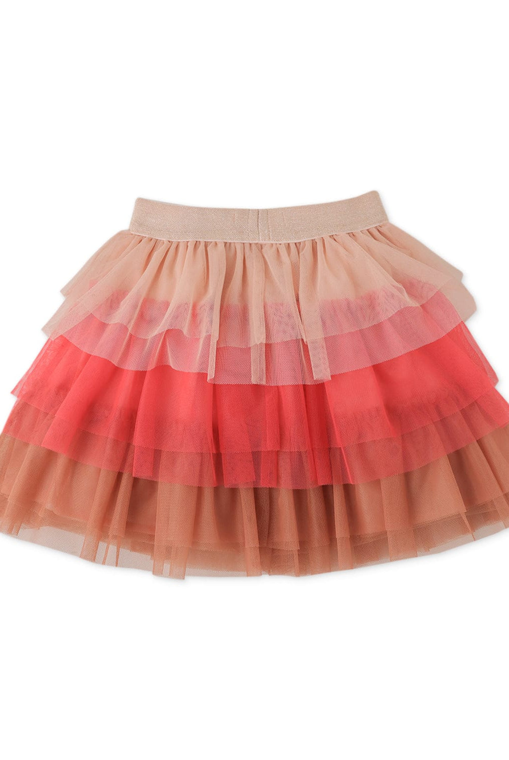 جينجرسنابس تنورة بنات منسوجة طبقات متعدد الألوان