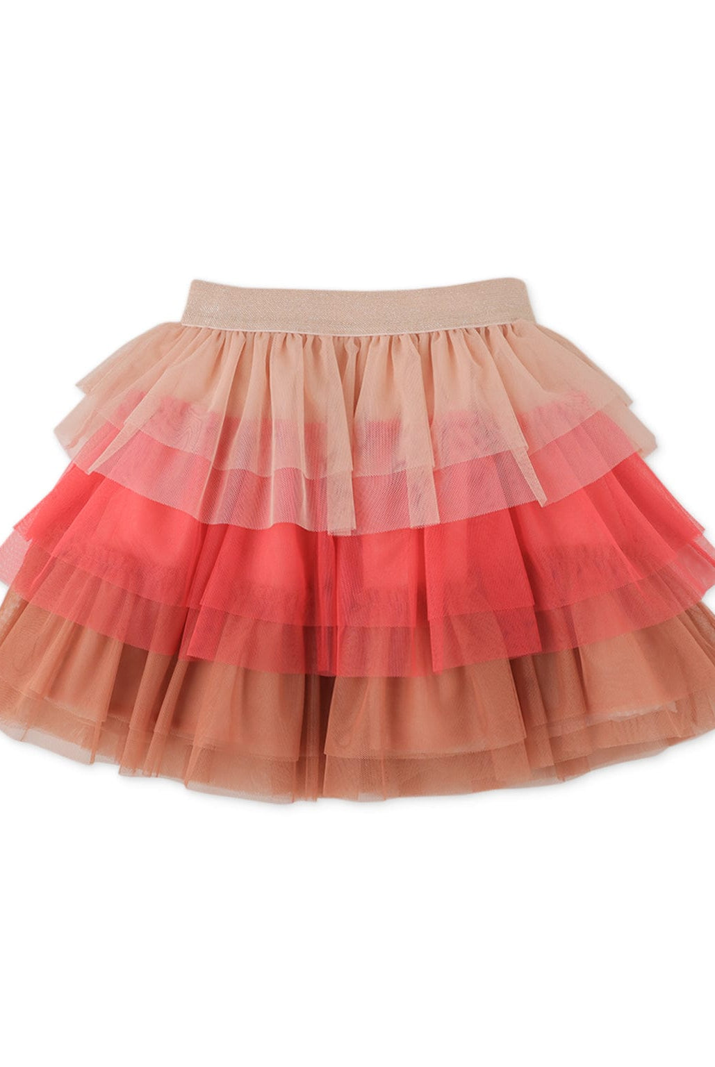 جينجرسنابس تنورة بنات منسوجة طبقات متعدد الألوان