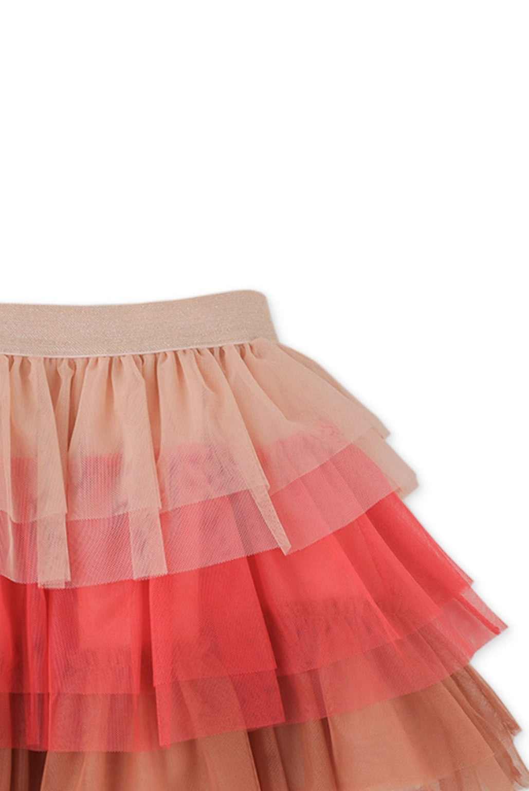 جينجرسنابس تنورة بنات منسوجة طبقات متعدد الألوان