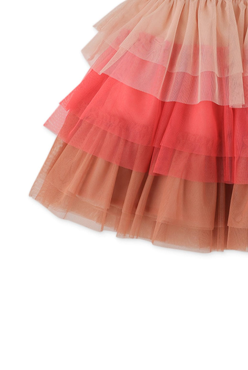 جينجرسنابس تنورة بنات منسوجة طبقات متعدد الألوان