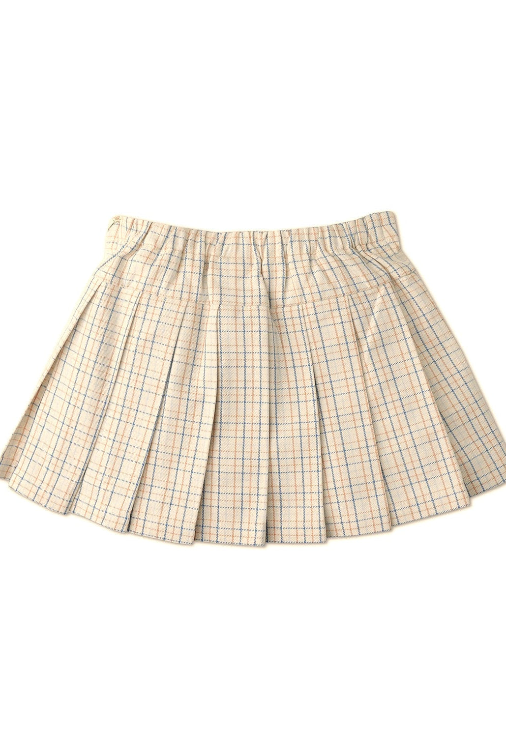 جينجرسنابس تنورة بناتي كاروهات مضلعة أزرق