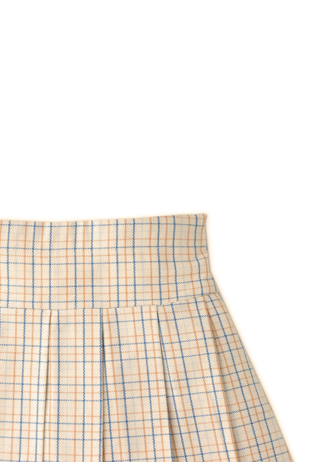 جينجرسنابس تنورة بناتي كاروهات مضلعة أزرق