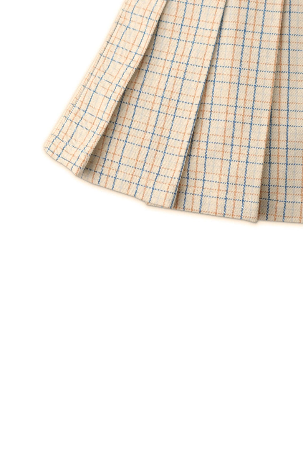 جينجرسنابس تنورة بناتي كاروهات مضلعة أزرق