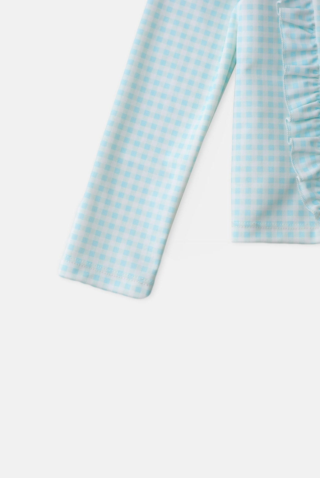 جينجرسنابس بلوزة سباحة بناتي كم طويل أزرق أزرق