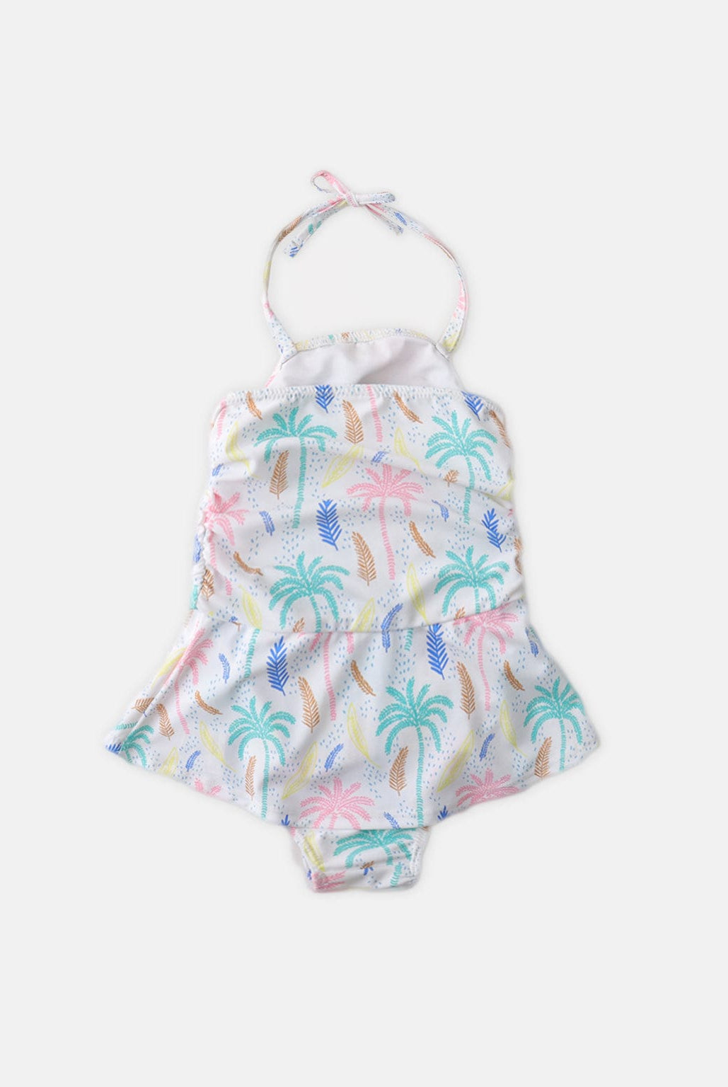 جينجرسنابس مايوه بناتي قطعة واحدة بطبعة اشجار متعدد الألوان