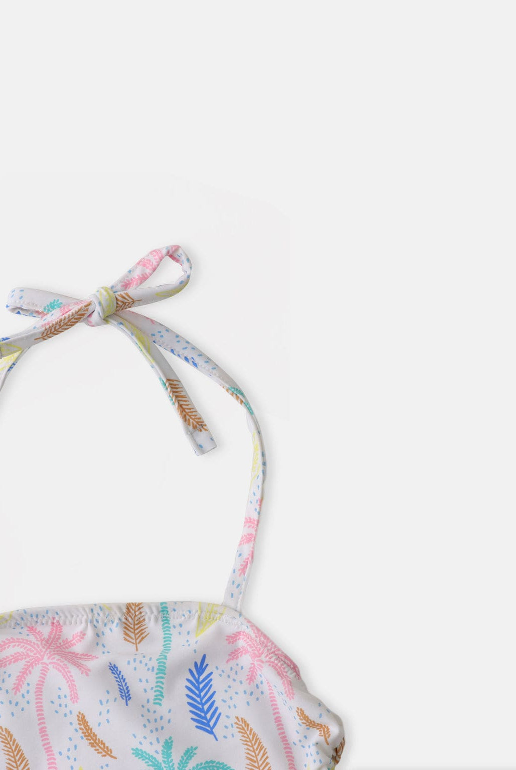 جينجرسنابس مايوه بناتي قطعة واحدة بطبعة اشجار متعدد الألوان