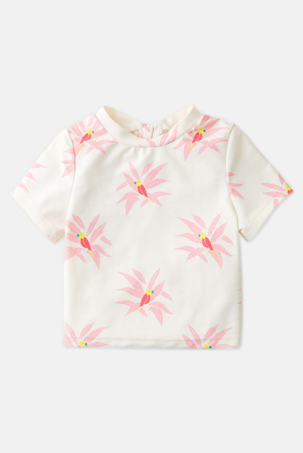 جينجرسنابس تيشيرت سباحة بناتي بطبعة زهور متعدد الألوان