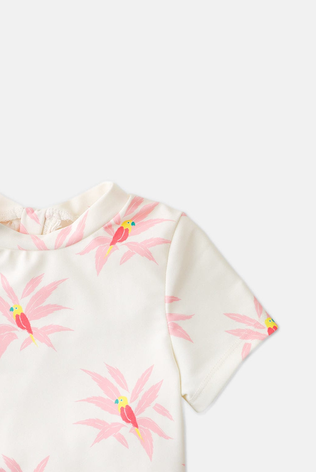 جينجرسنابس تيشيرت سباحة بناتي بطبعة زهور متعدد الألوان