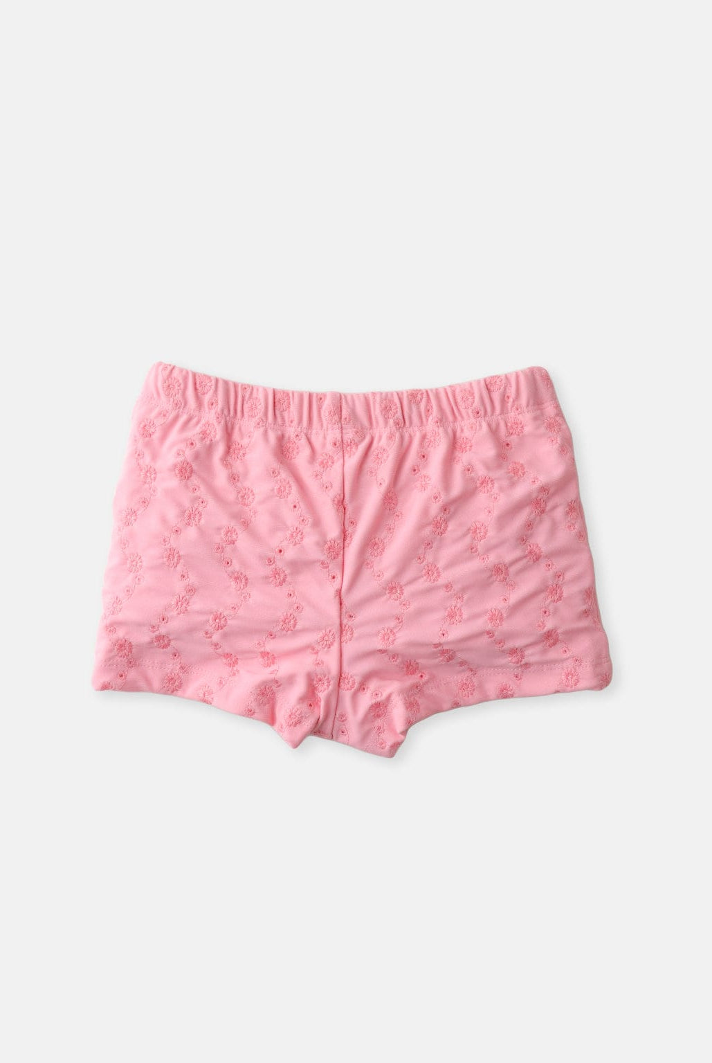 جينجرسنابس شورت سباحة بناتي برباط خصر وردي