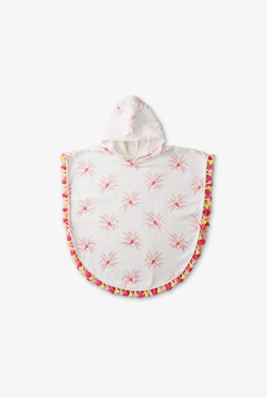 جينجرسنابس منشفة بحر بدون كم وبقبعة بناتي متعدد الألوان