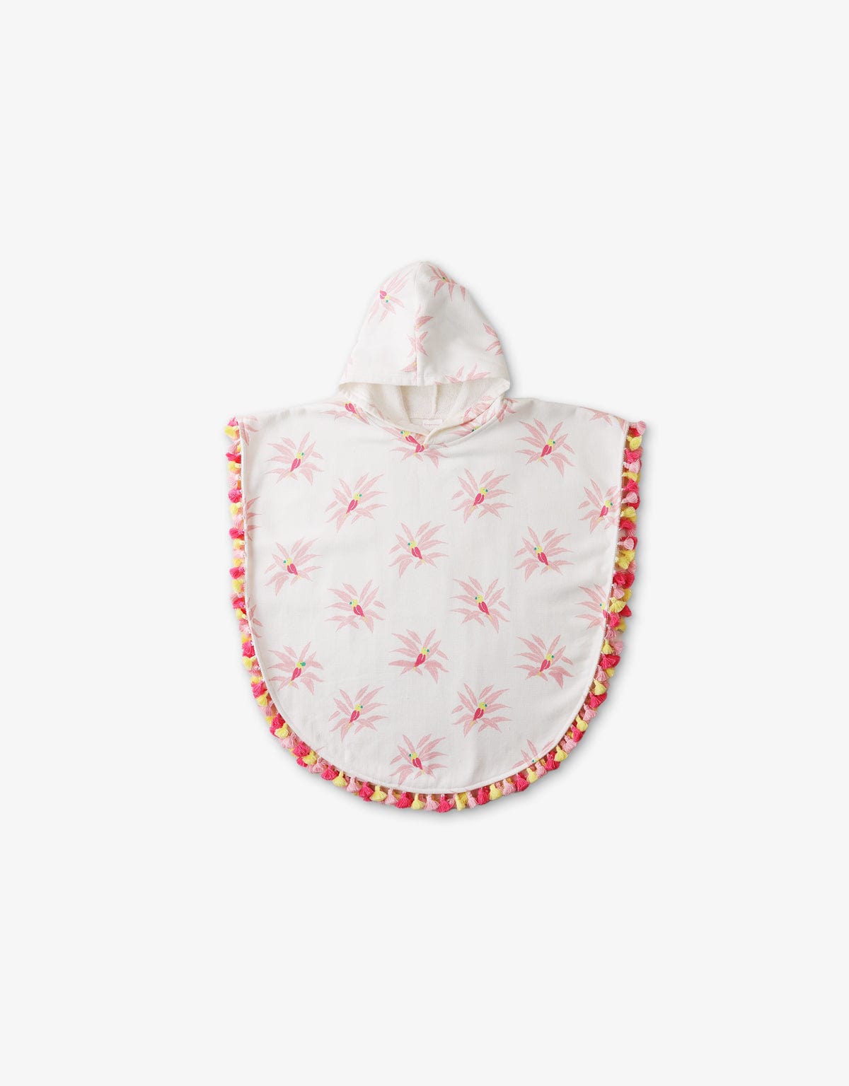 جينجرسنابس منشفة بحر بدون كم وبقبعة بناتي متعدد الألوان