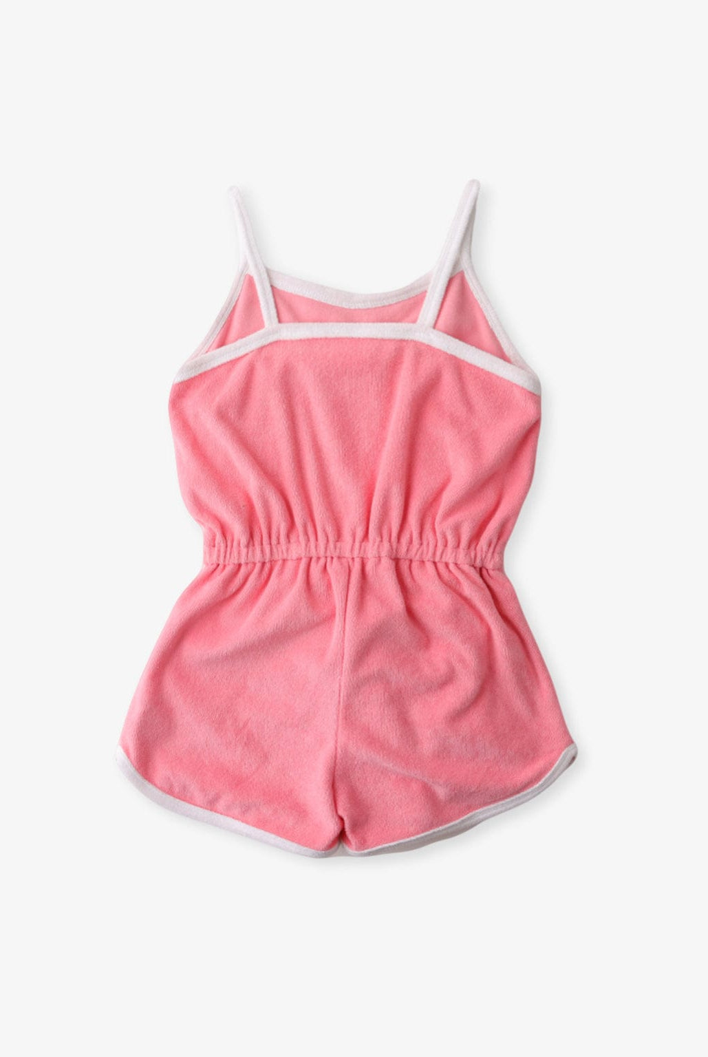 جينجرسنابس مايوه بناتي قطعة واحدة وردي بطبعة عصفور وردي