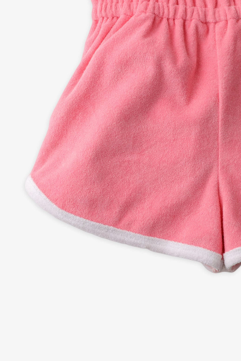 جينجرسنابس مايوه بناتي قطعة واحدة وردي بطبعة عصفور وردي