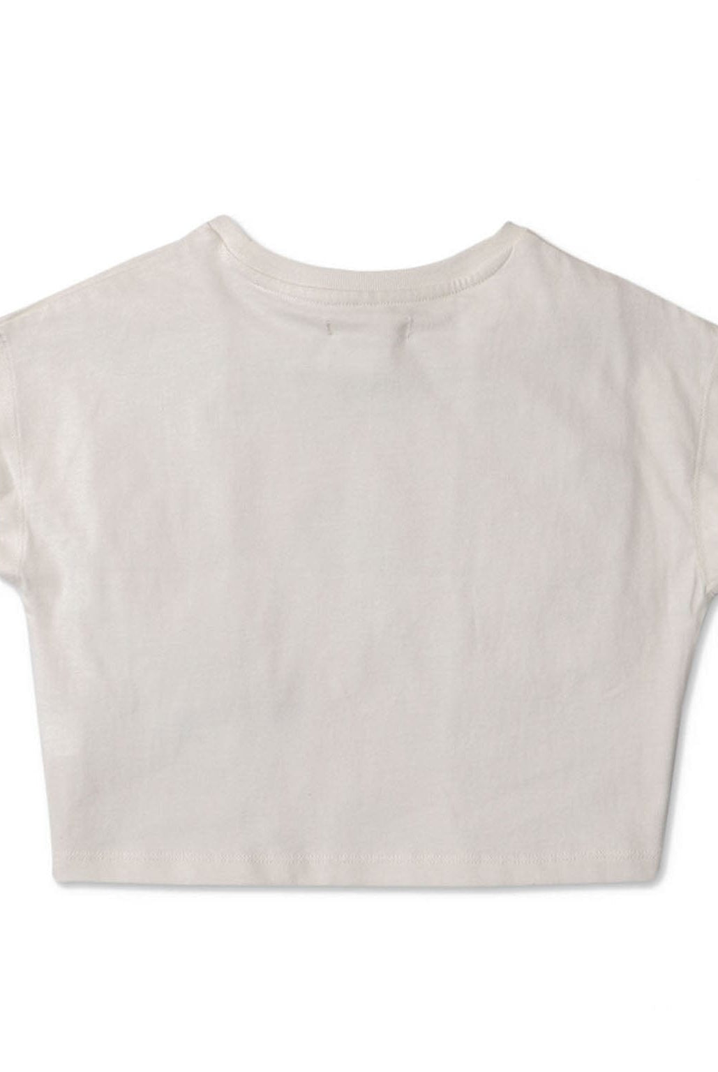 جينجرسنابس تي شيرت قصير بناتي بطبعة قوس قزح أبيض