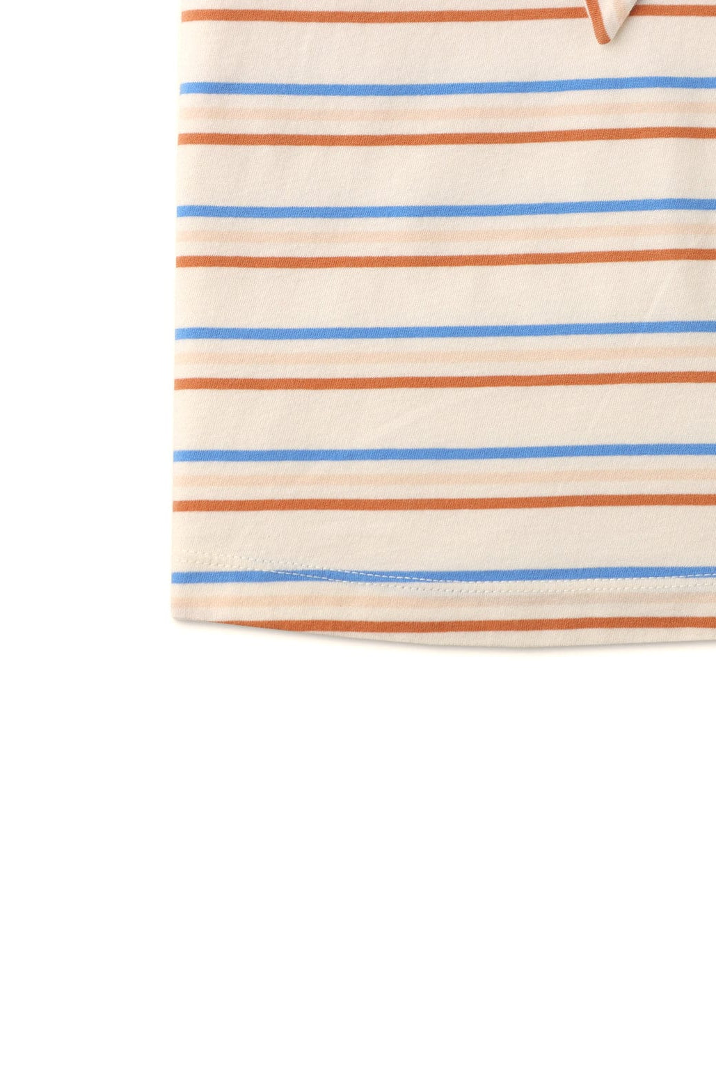 جينجرسنابس تيشرت بناتي مخطط وبربطة عالياقة متعدد الألوان