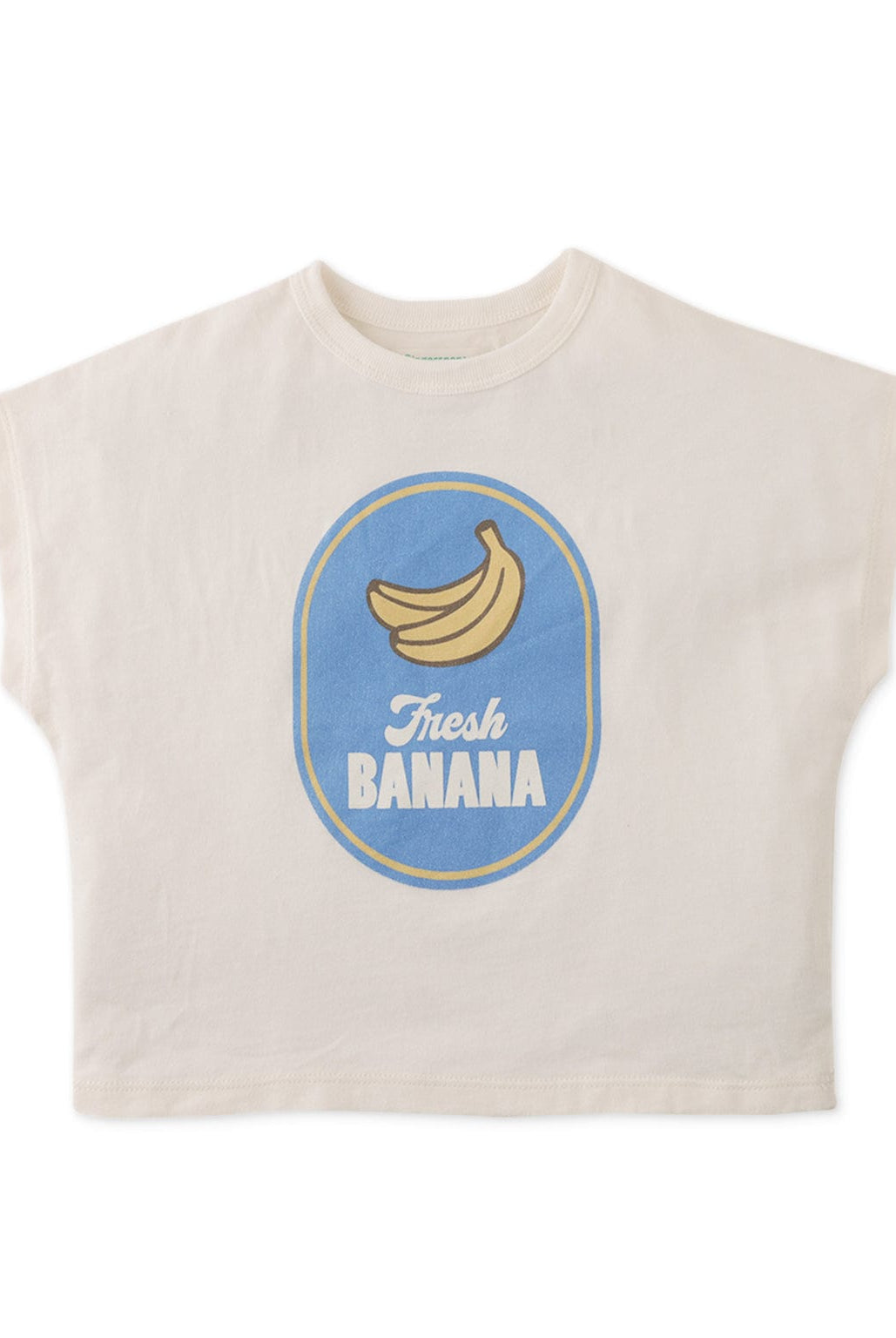 جينجرسنابس تيشيرت بناتي برسمة موز أوف وايت