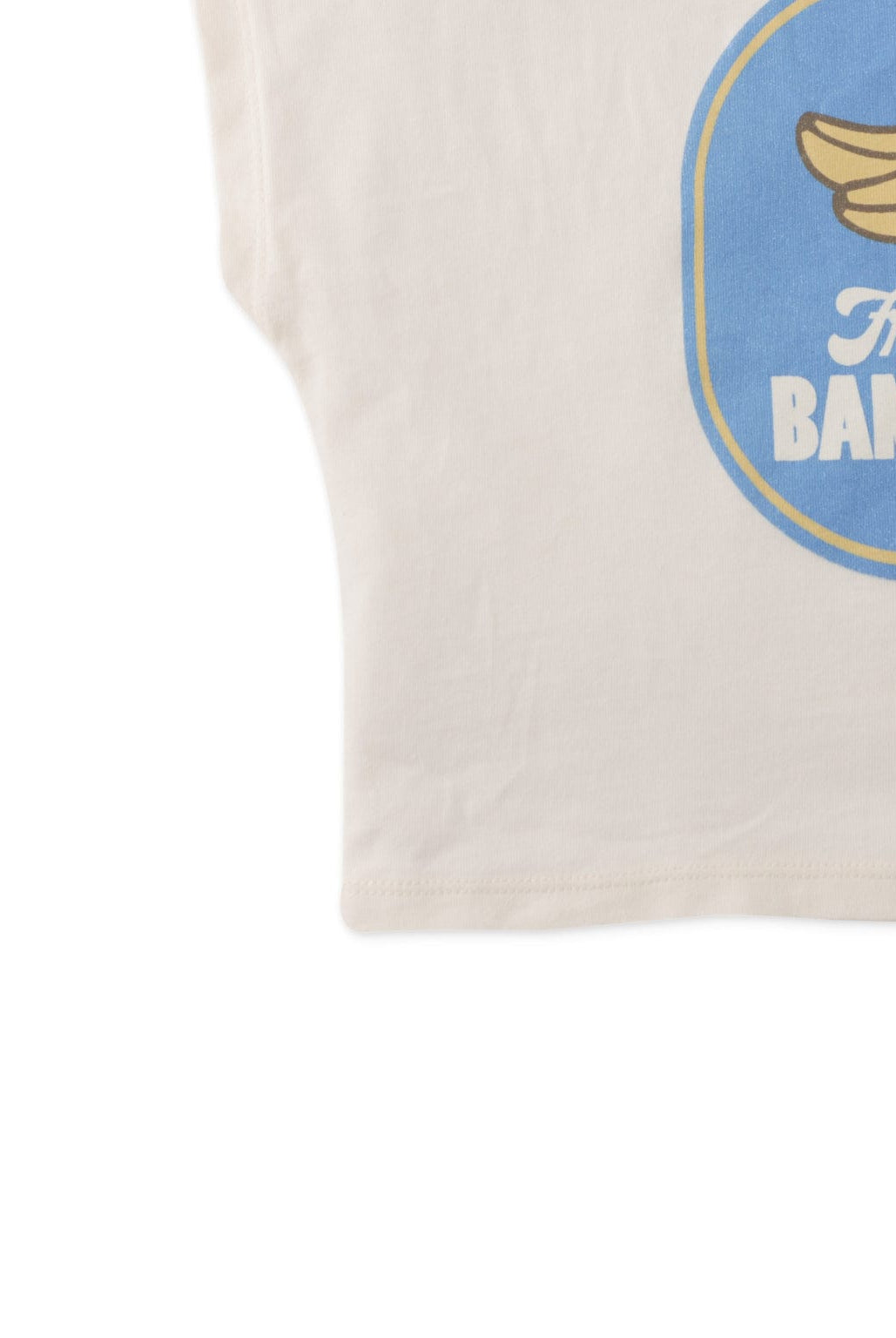 جينجرسنابس تيشيرت بناتي برسمة موز أوف وايت